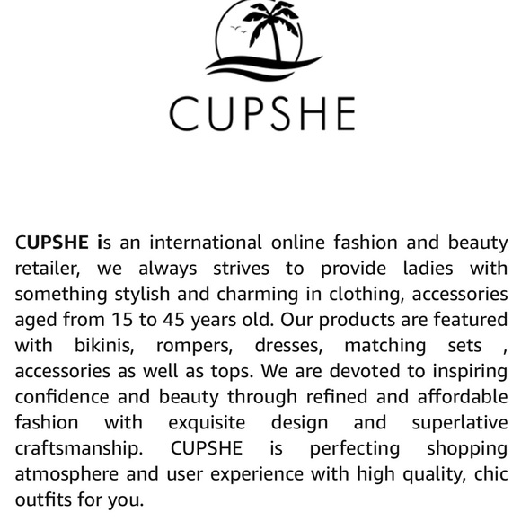 CupShe Floral Bikini swimsuit - Picture 7 of 8